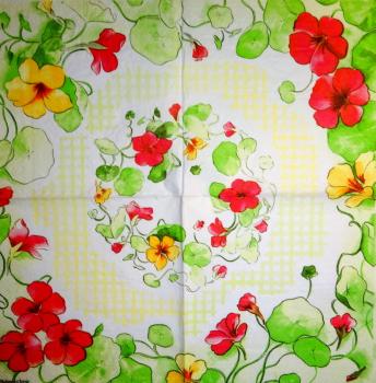 259 Blumen Sonstige - 3-lagig - Madame est Servie
